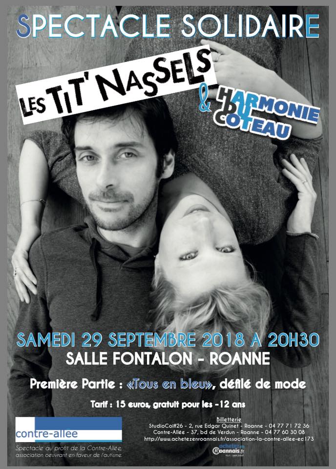 Affiche concert Tit Nassels 29 septembre 2018